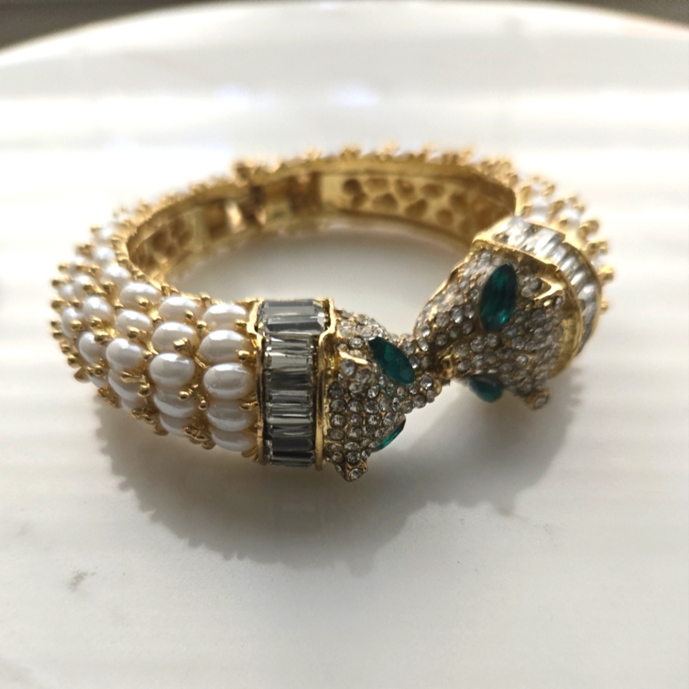 Handcrafted Australian Crystal Bangle - image 1